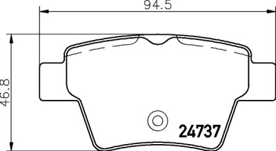 Kit pastiglie freno HELLA 8DB 355 013-851