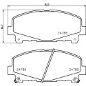 Kit pastiglie freno HELLA 8DB 355 013-881
