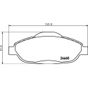 Kit pastiglie freno HELLA 8DB 355 013-911