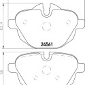 Kit pastiglie freno HELLA 8DB 355 013-921