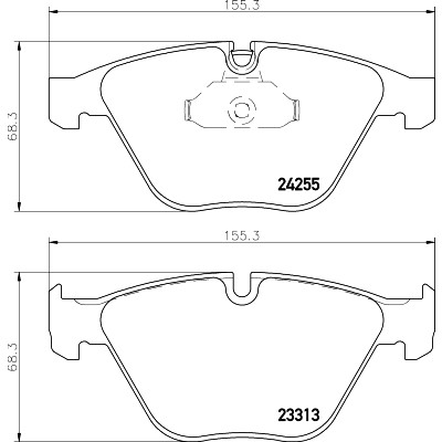Kit pastiglie freno HELLA 8DB 355 013-931