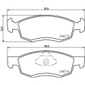 Kit pastiglie freno HELLA 8DB 355 013-951