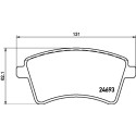 Kit pastiglie freno HELLA 8DB 355 013-961