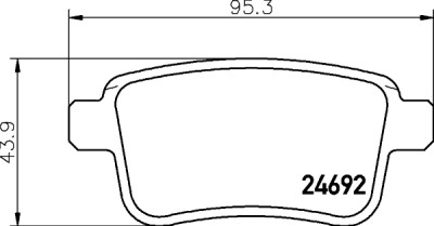 Kit pastiglie freno HELLA 8DB 355 013-971