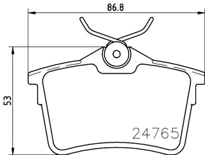 Kit pastiglie freno HELLA 8DB 355 014-081