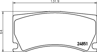 Kit pastiglie freno HELLA 8DB 355 014-101