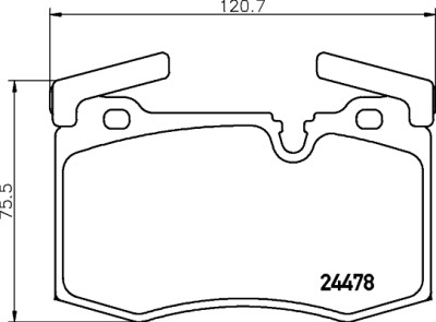 Set di pastiglie freno HELLA 8DB 355 014-111