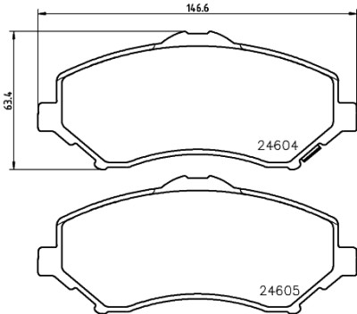 Kit pastiglie freno HELLA 8DB 355 014-231