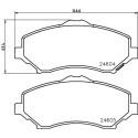 Kit pastiglie freno HELLA 8DB 355 014-321