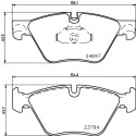 Kit pastiglie freno HELLA 8DB 355 014-351