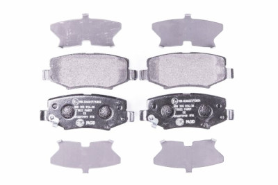 Kit pastiglie freno HELLA 8DB 355 014-381