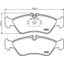 Kit pastiglie freno HELLA 8DB 355 014-401