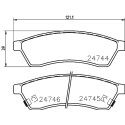 Kit pastiglie freno HELLA 8DB 355 014-491