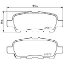 Kit pastiglie freno HELLA 8DB 355 014-561