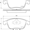 Kit pastiglie freno HELLA 8DB 355 014-591