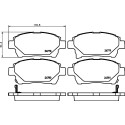 Kit pastiglie freno HELLA 8DB 355 014-601