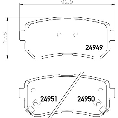 Kit pastiglie freno HELLA 8DB 355 014-911