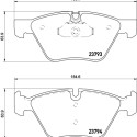 Kit pastiglie freno HELLA 8DB 355 015-031
