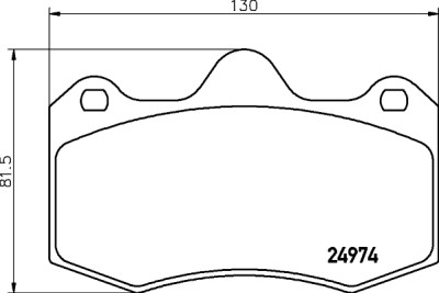 Kit pastiglie freno HELLA 8DB 355 015-111