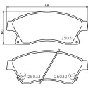 Kit pastiglie freno HELLA 8DB 355 015-231