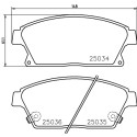 Kit pastiglie freno HELLA 8DB 355 015-241