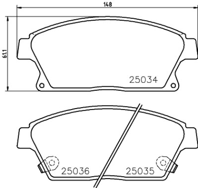 Kit pastiglie freno HELLA 8DB 355 015-241