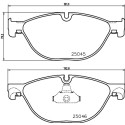Kit pastiglie freno HELLA 8DB 355 015-251
