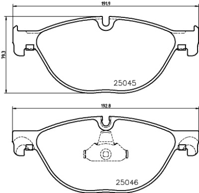 Kit pastiglie freno HELLA 8DB 355 015-251