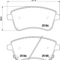 Kit pastiglie freno HELLA 8DB 355 015-331
