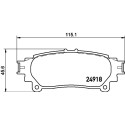 Kit pastiglie freno HELLA 8DB 355 015-371