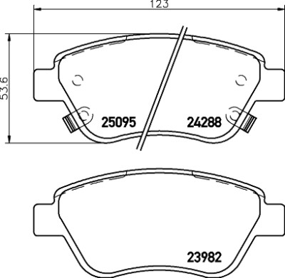 Kit pastiglie freno HELLA 8DB 355 015-441