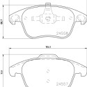 Kit pastiglie freno HELLA 8DB 355 015-561