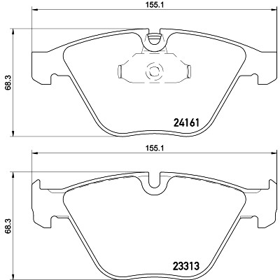 Kit pastiglie freno HELLA 8DB 355 015-601