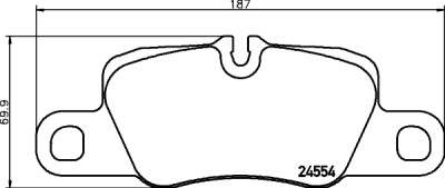 Kit pastiglie freno HELLA 8DB 355 015-651