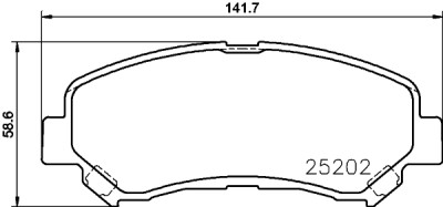 Kit pastiglie freno HELLA 8DB 355 015-911