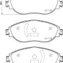 Kit pastiglie freno HELLA 8DB 355 015-921