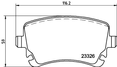 Set di pastiglie freno HELLA 8DB 355 015-951