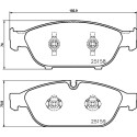 Kit pastiglie freno HELLA 8DB 355 016-031