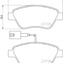Kit pastiglie freno HELLA 8DB 355 016-071