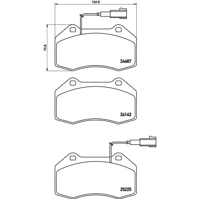 Kit pastiglie freno HELLA 8DB 355 016-141