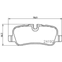 Kit pastiglie freno HELLA 8DB 355 016-181