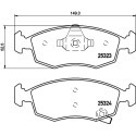 Kit pastiglie freno HELLA 8DB 355 016-231
