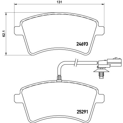Kit pastiglie freno HELLA 8DB 355 016-241