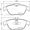 Kit pastiglie freno HELLA 8DB 355 016-281