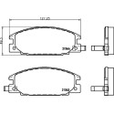 Kit pastiglie freno HELLA 8DB 355 016-341