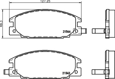 Kit pastiglie freno HELLA 8DB 355 016-341