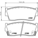 Kit pastiglie freno HELLA 8DB 355 016-371