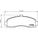 Kit pastiglie freno HELLA 8DB 355 016-501