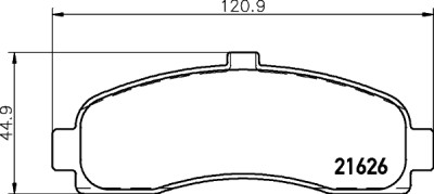 Kit pastiglie freno HELLA 8DB 355 016-501