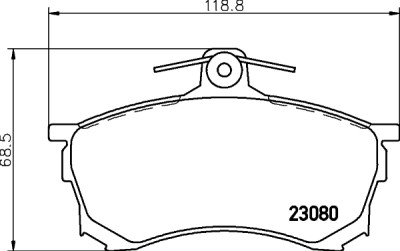 Kit pastiglie freno HELLA 8DB 355 016-671